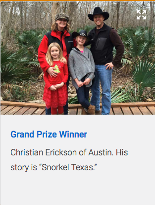 Erickson Family Texas Parks & Wildlife winners